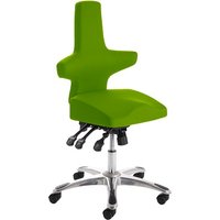 Stacy Home Office Chair In Green With Chrome Base Stacy Home Office Chair In Green With Chrome Base
