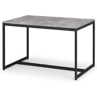 Salome Wooden Dining Table In Concrete Effect