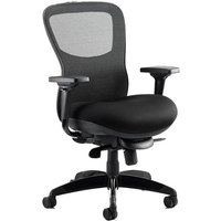 Stealth Shadow Ergo Fabric Office Chair In Black Airmesh Seat Stealth Shadow Ergo Fabric Office Chair In Black Airmesh Seat
