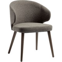 Stoughton Fabric Armchair In Grey