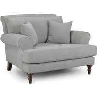 Summerfield Fabric 1 Seater Sofa In Grey