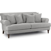 Summerfield Fabric 3 Seater Sofa In Grey