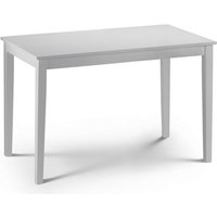 Tabea Wooden Dining Table In White Lacquer