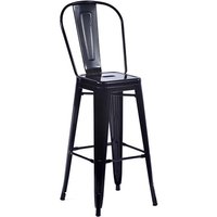 Talli Metal High Bar Chair In Black