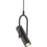 Telescope 1 Light Pendant Cylinder In Matt Black Telescope 1 Light Pendant Cylinder In Matt Black