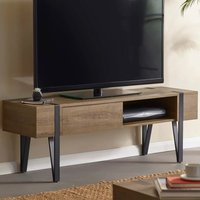 Tetonia Wooden TV Stand With 1 Drawer - Brown