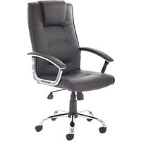 Thrift Leather Executive Office Chair In Black
