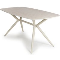 Tirana Small Stone Dining Table In Light Oak