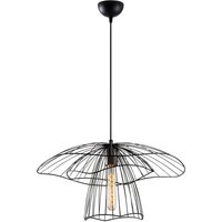 Titan Metal Layered Ceiling Pendant Light in Black