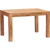Tivat Mango Wood Dining Table Small In Light Mahogany