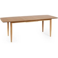 Topeka Wooden Extending Dining Table - Brown