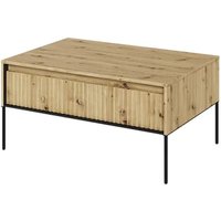 Trier Wooden Coffee Table With 1 Drawer In Artisan Oak