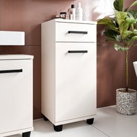 Vareon Wooden Bathroom Cabinet with 1 Door 1 Drawer in Sand