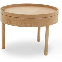 Varna Wooden Round Side Table In Oak