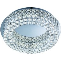 Vesta Ceiling Flush In Chrome With Crystal Buttons Vesta Ceiling Flush In Chrome With Crystal Buttons