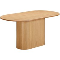 Vevey Small Wooden Oval Dining Table In Oak