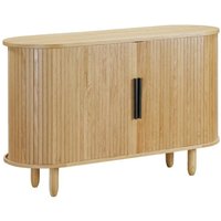 Vevey Wooden Storage Cabinet With 2 Doors In Oak