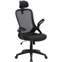 Vinton Mesh Fabric Ergonomic Home And Office Chair In Black Vinton Mesh Fabric Ergonomic Home And Office Chair In Black