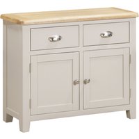 Waldorf Wooden Sideboard With 2 Doors 2 Drawers - Oyster Grey