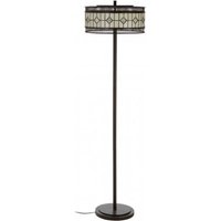 Waldron Diamond Floor Lamp In Bronze Tone