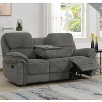 Wauchula Fabric Recliner 3 Seater Sofa - Stone