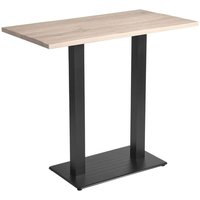 Wausau Wooden Rectangular Bar Table In Extra White