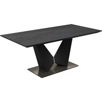 Westbury Ceramic Coffee Table In Matt Grey