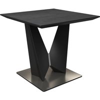 Westbury Ceramic Side Table In Matt Grey
