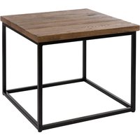 Wichita Wooden Square Coffee Table In Smoked