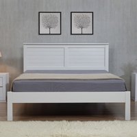 Wauna Wooden 4 Foot Bed In Grey