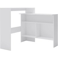 Winnie Wooden Bar Table With 2 Table Tops In White