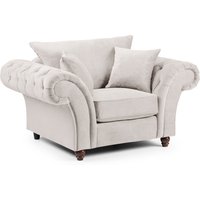 Winnsboro Fabric 1 Seater Sofa In Stone