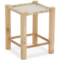 Wintora Wooden Kids Stool in Off White