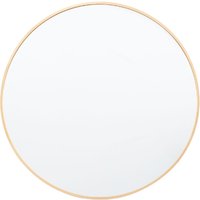 Yareli Round Wall Mirror In Gold Frame