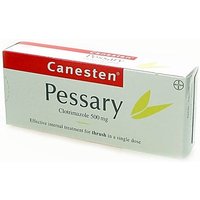 Click to view product details and reviews for Canesten Thrush Vaginal Pessary 500mg. Click to view product details and reviews for Canesten Thrush Vaginal Pessary 500mg.