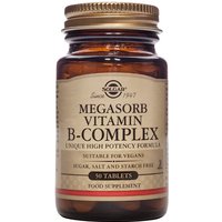 Click to view product details and reviews for Solgar Megasorb 50 B Complex X 50. Click to view product details and reviews for Solgar Megasorb 50 B Complex X 50.