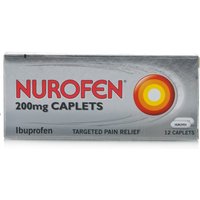 Click to view product details and reviews for Nurofen 200mg Caplets 12 Caplets. Click to view product details and reviews for Nurofen 200mg Caplets 12 Caplets.