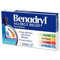 Click to view product details and reviews for Benadryl Allergy Capsules X 24. Click to view product details and reviews for Benadryl Allergy Capsules X 24.