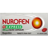 Click to view product details and reviews for Nurofen 200mg 10 Liquid Capsules. Click to view product details and reviews for Nurofen 200mg 10 Liquid Capsules.