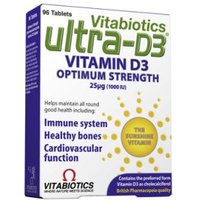 Click to view product details and reviews for Vitabiotics Ultra D3 Tablets X 96. Click to view product details and reviews for Vitabiotics Ultra D3 Tablets X 96.