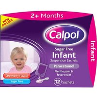 Click to view product details and reviews for Calpol Sugar Free Infant Suspension Sachets X 12 Sachets. Click to view product details and reviews for Calpol Sugar Free Infant Suspension Sachets X 12 Sachets.