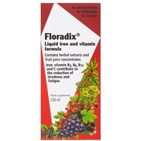 Click to view product details and reviews for Floradix Liquid Iron And Vitamin Formula 250ml. Click to view product details and reviews for Floradix Liquid Iron And Vitamin Formula 250ml.