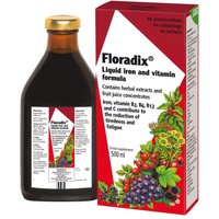 Click to view product details and reviews for Floradix Liquid Iron And Vitamin Formula 500ml. Click to view product details and reviews for Floradix Liquid Iron And Vitamin Formula 500ml.