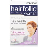 Click to view product details and reviews for Vitabiotics Wellwoman Hairfollic X 60 Tablets. Click to view product details and reviews for Vitabiotics Wellwoman Hairfollic X 60 Tablets.