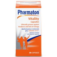 Click to view product details and reviews for Pharmaton Vitality Capsules X 30. Click to view product details and reviews for Pharmaton Vitality Capsules X 30.