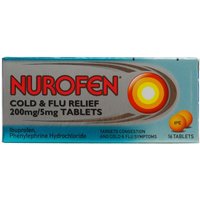 Click to view product details and reviews for Nurofen Cold And Flu Tablets X 16. Click to view product details and reviews for Nurofen Cold And Flu Tablets X 16.