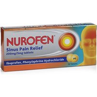 Click to view product details and reviews for Nurofen Sinus Pain Relief X 16 Tablets. Click to view product details and reviews for Nurofen Sinus Pain Relief X 16 Tablets.