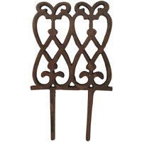 Beetzaun Beeteinfassung Gusseisen Antik-Braun 27x14cm Beetumrandung Ziergitter Beetzaun Beeteinfassung Gusseisen Antik-Braun 27x14cm Beetumrandung Ziergitter