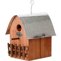 Vogelhaus Nistkasten Holz Orange Vogelfutterhaus 21cm Vogelhaus Nistkasten Holz Orange Vogelfutterhaus 21cm