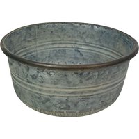 Zinkschale Dekoschale Zink Rund Pflanzschale Pflanzgefäß Blumentopf Vintage 26,5 cm Zinkschale Dekoschale Zink Rund Pflanzschale Pflanzgefäß Blumentopf Vintage 26,5 cm